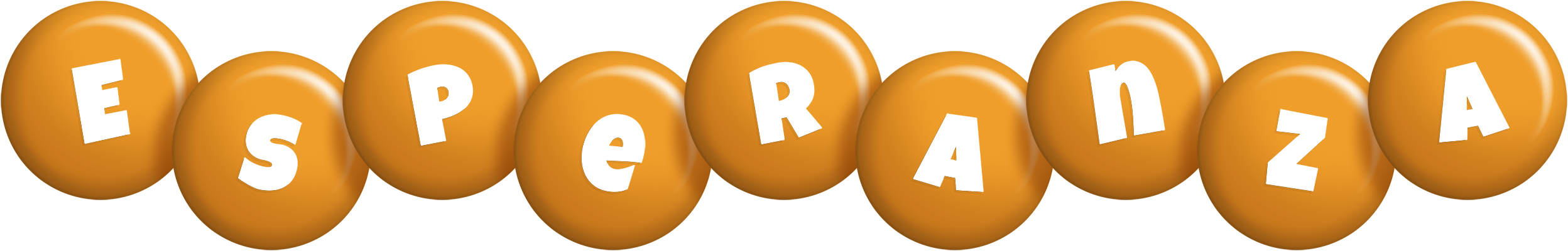 Esperanza candy-orange logo