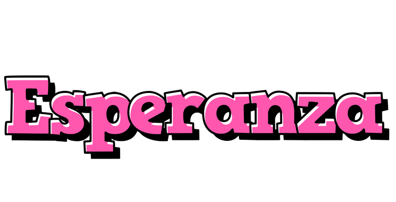 Esperanza girlish logo