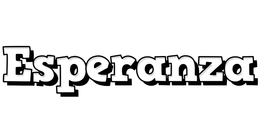 Esperanza snowing logo