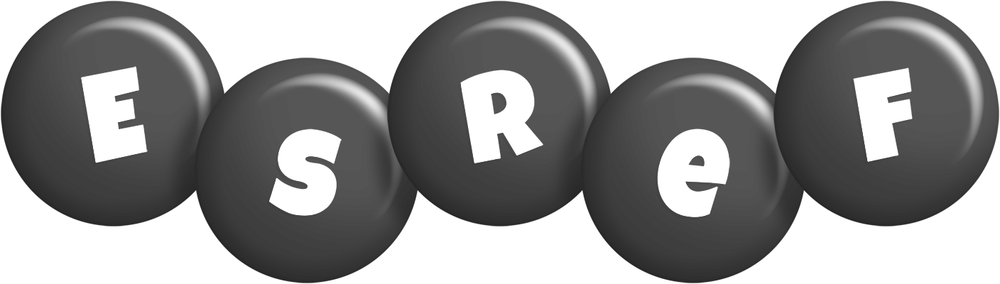 Esref candy-black logo