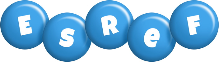 Esref candy-blue logo