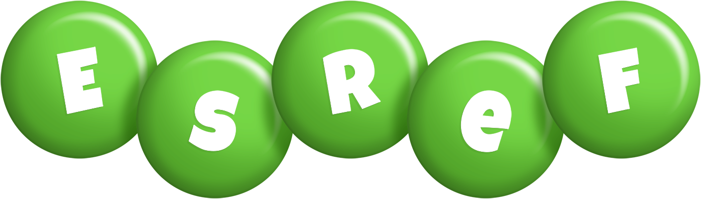Esref candy-green logo