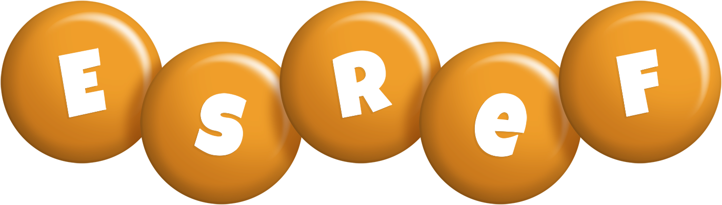 Esref candy-orange logo