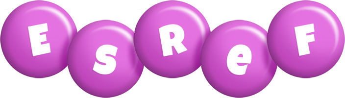 Esref candy-purple logo