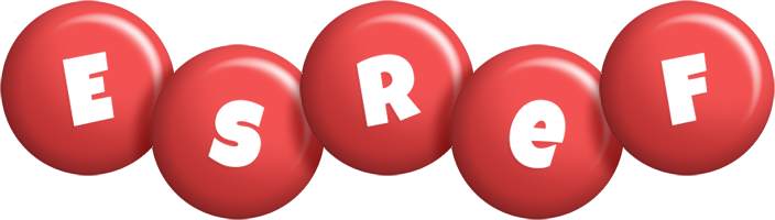 Esref candy-red logo