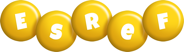 Esref candy-yellow logo