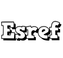 Esref snowing logo