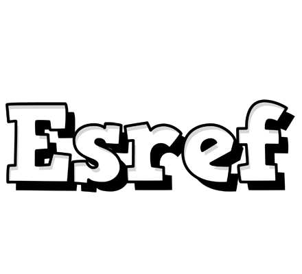 Esref snowing logo