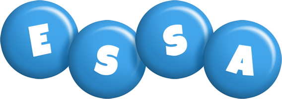 Essa candy-blue logo