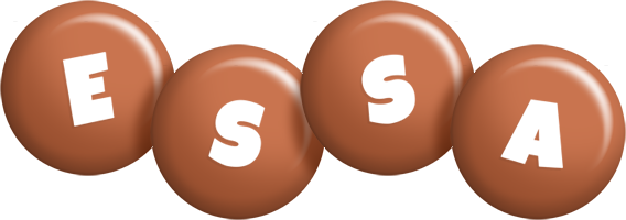 Essa candy-brown logo