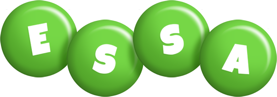 Essa candy-green logo