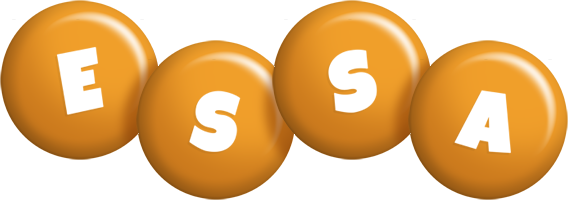 Essa candy-orange logo