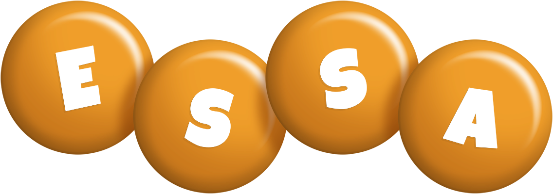Essa candy-orange logo
