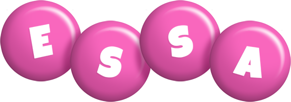 Essa candy-pink logo