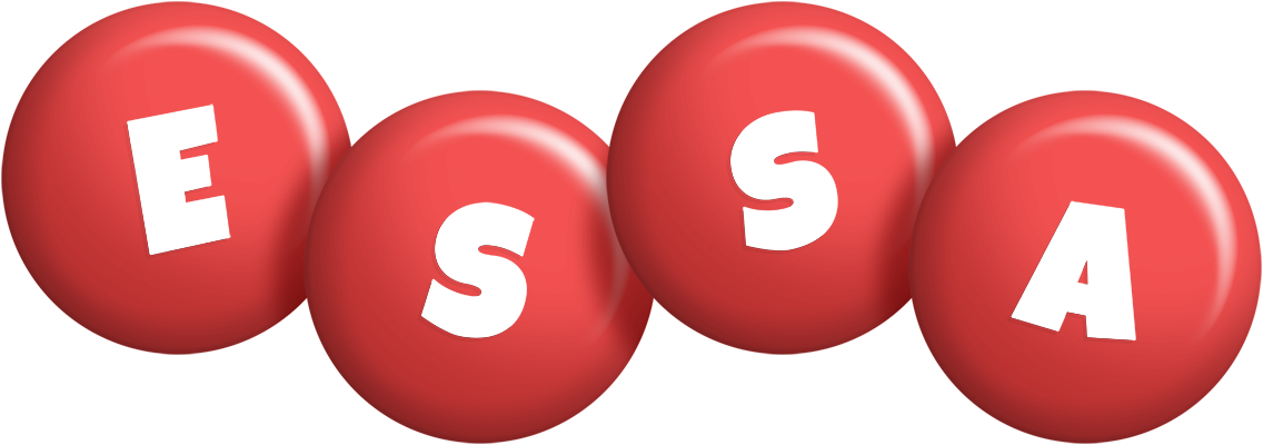Essa candy-red logo