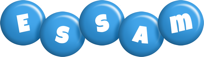 Essam candy-blue logo