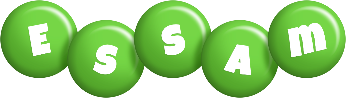 Essam candy-green logo
