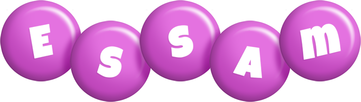 Essam candy-purple logo