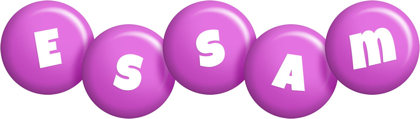 Essam candy-purple logo