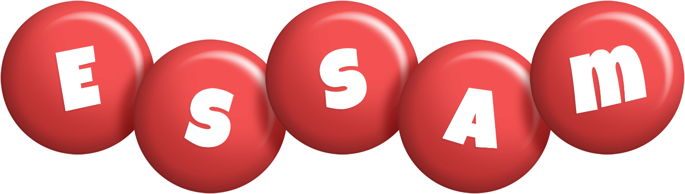 Essam candy-red logo