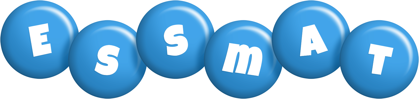 Essmat candy-blue logo