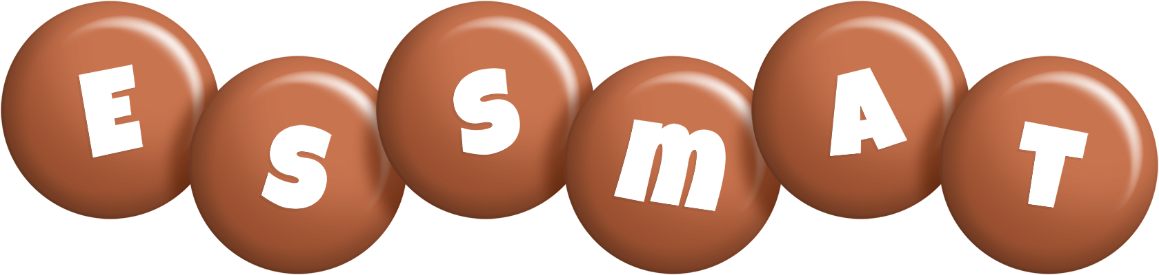 Essmat candy-brown logo