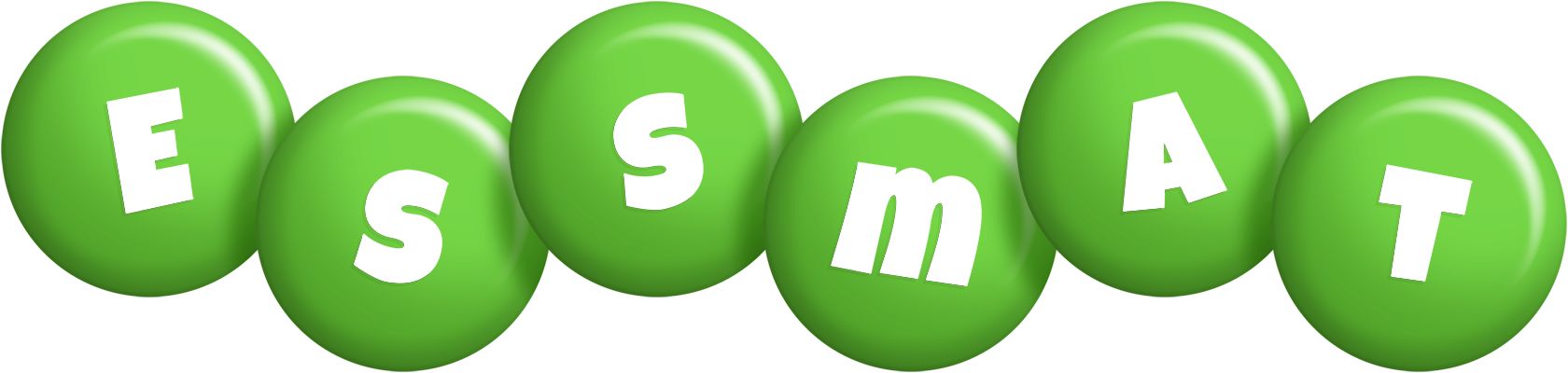Essmat candy-green logo