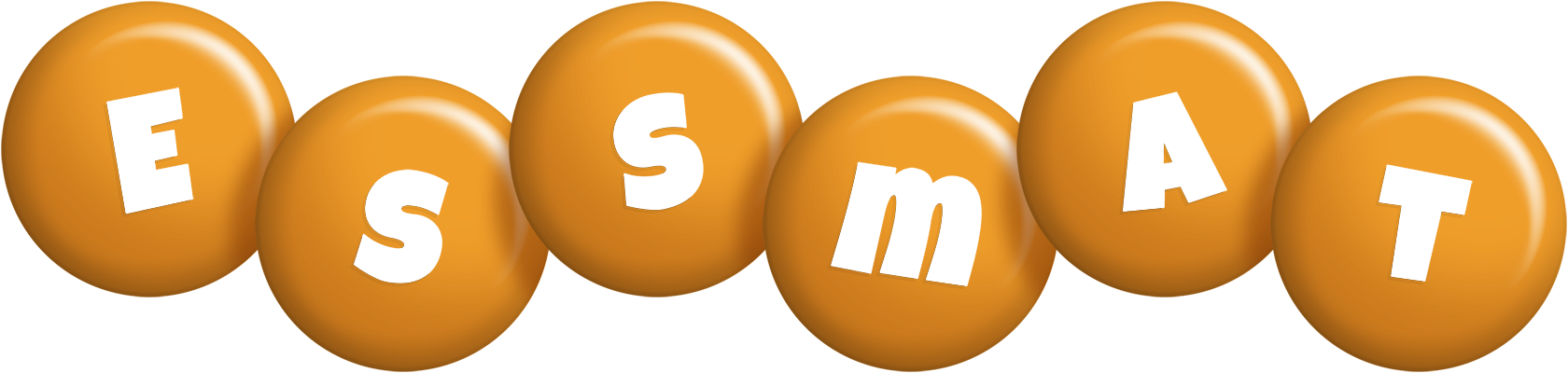 Essmat candy-orange logo