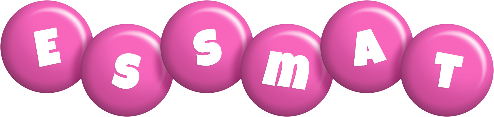Essmat candy-pink logo