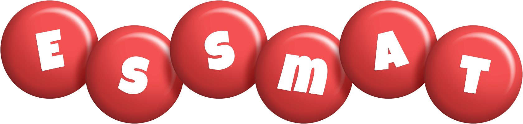 Essmat candy-red logo