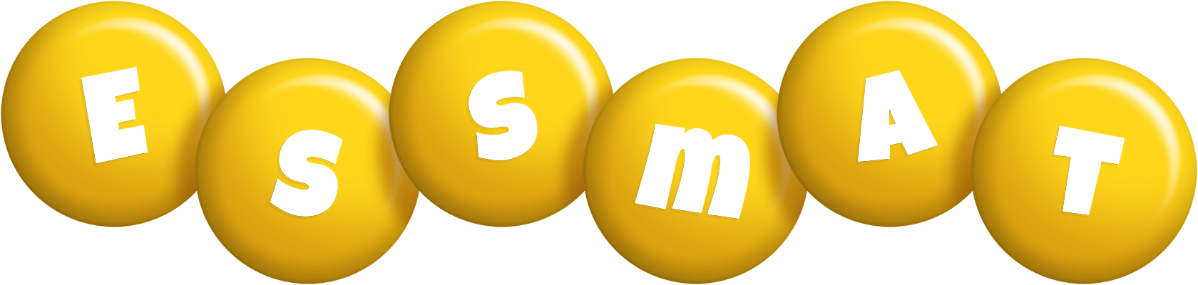 Essmat candy-yellow logo