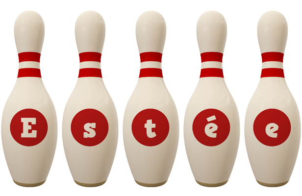 Estée bowling-pin logo