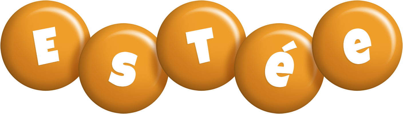 Estée candy-orange logo