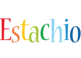 Estachio birthday logo