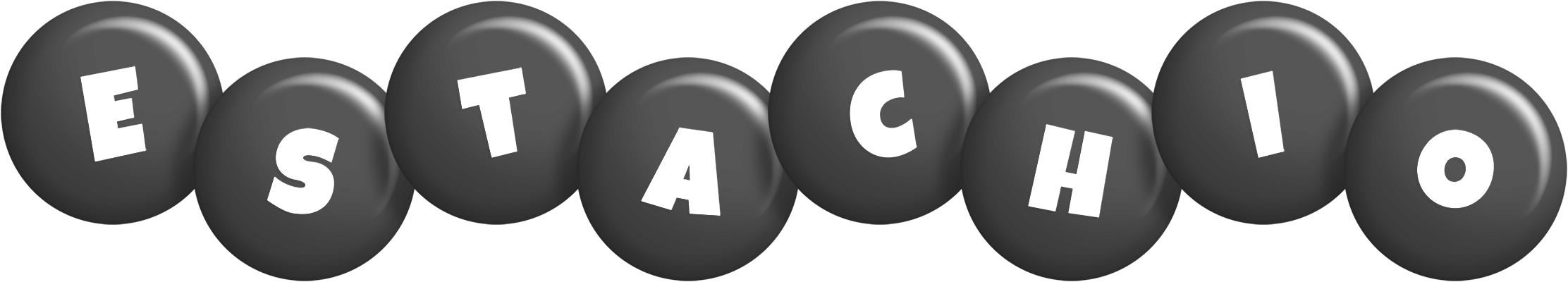 Estachio candy-black logo