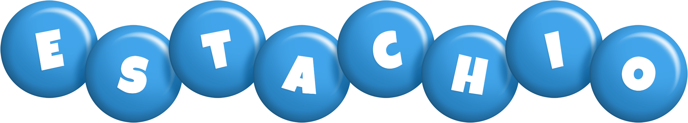 Estachio candy-blue logo