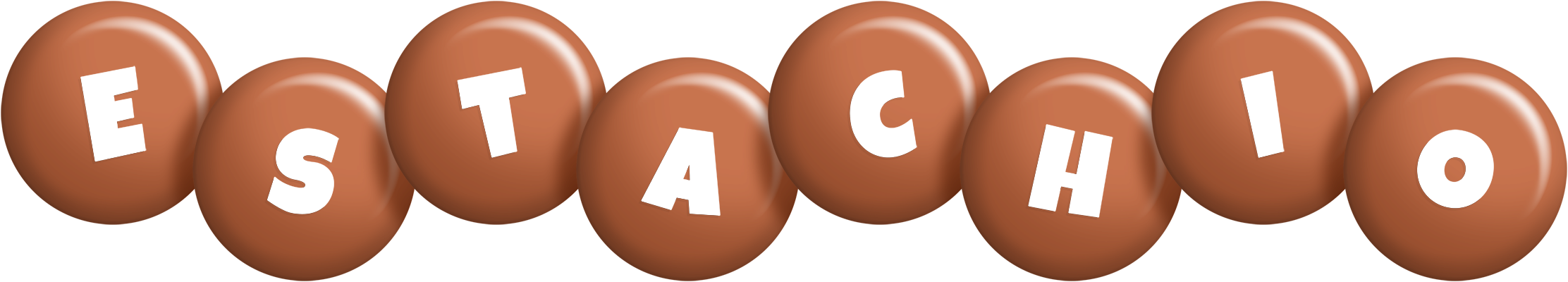 Estachio candy-brown logo