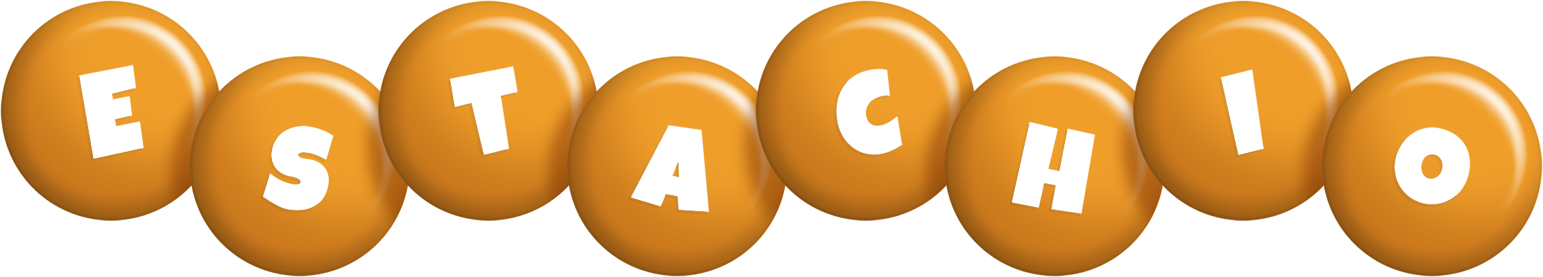 Estachio candy-orange logo