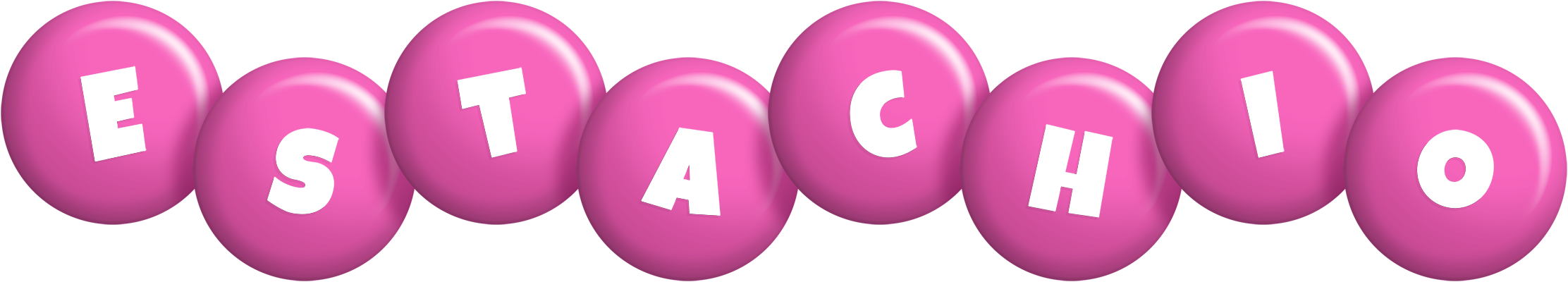 Estachio candy-pink logo