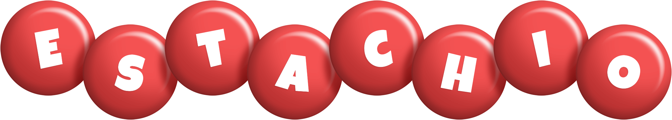 Estachio candy-red logo