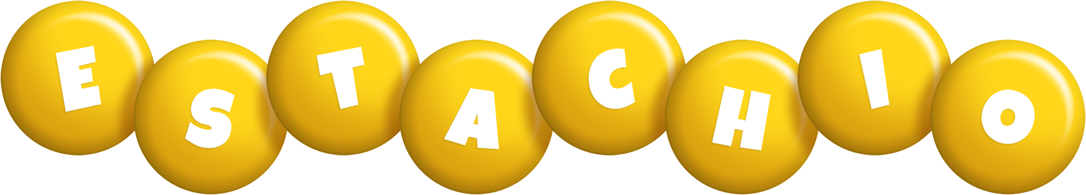 Estachio candy-yellow logo