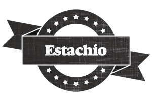 Estachio grunge logo