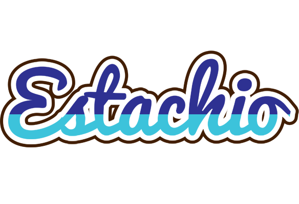 Estachio raining logo