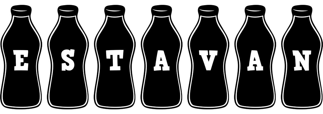 Estavan bottle logo