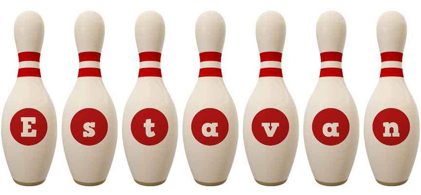 Estavan bowling-pin logo
