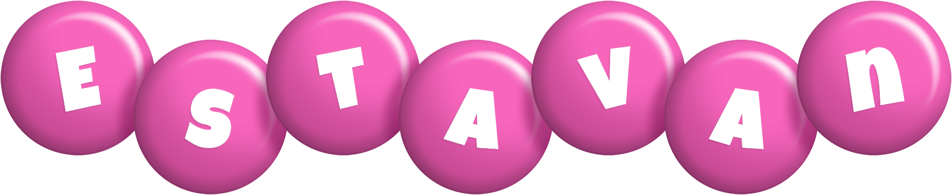 Estavan candy-pink logo