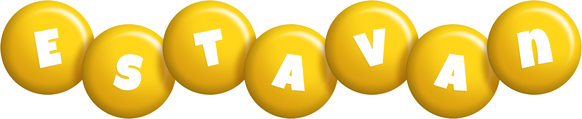Estavan candy-yellow logo