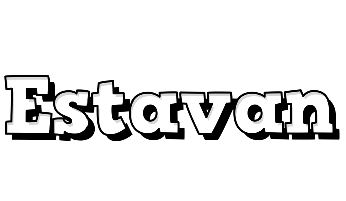 Estavan snowing logo
