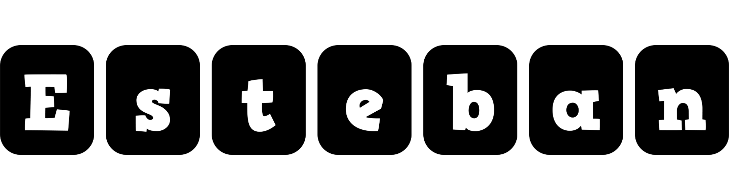 Esteban box logo