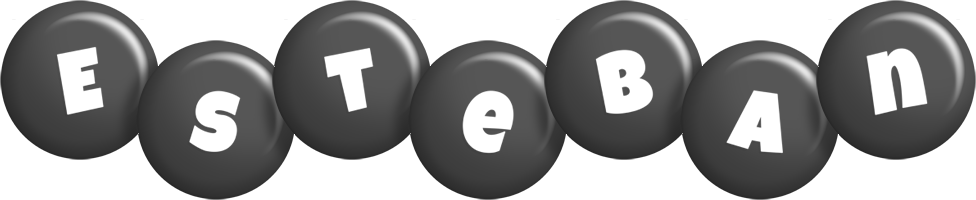Esteban candy-black logo